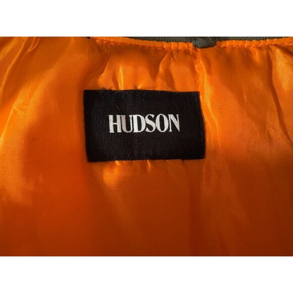 Hudson Jeans Echo Oversize Bomber Jacket Coat color Olive Size S mspr $425 - Picture 2 of 6